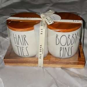 Rae dunn hair ties & Bobby pins